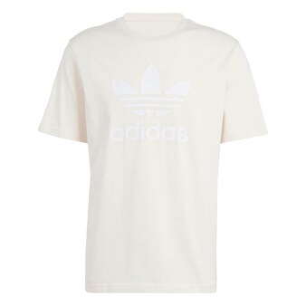 T-Shirt 'Adicolor Trefoil' in Beige, Beige & Grün