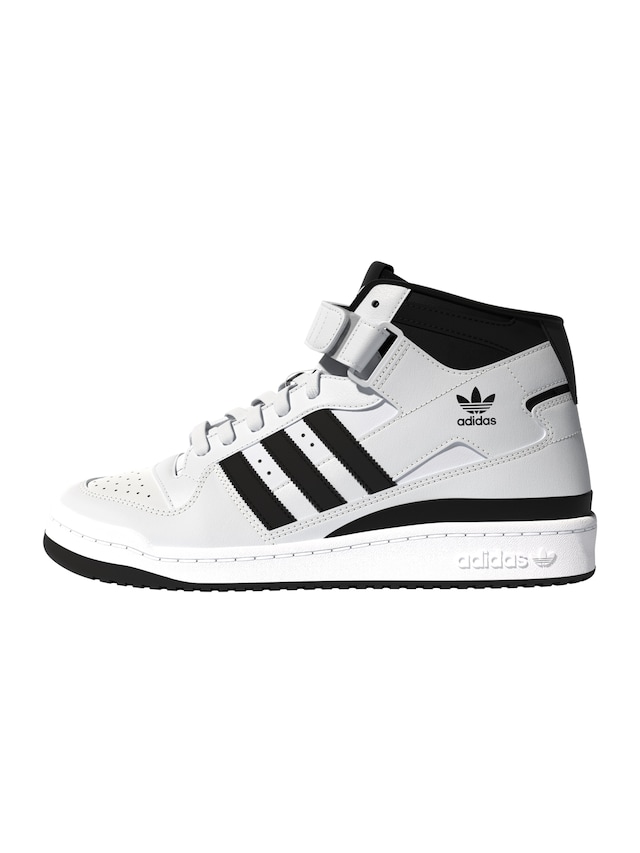 ADIDAS ORIGINALS, High-Top Sneakers 'Forum Mid', White, Image 2 of 5