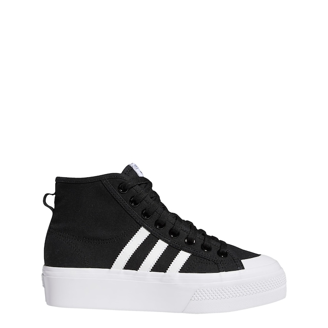 ADIDAS ORIGINALS, High-Top Sneakers 'Nizza', Black, Image 3 of 8