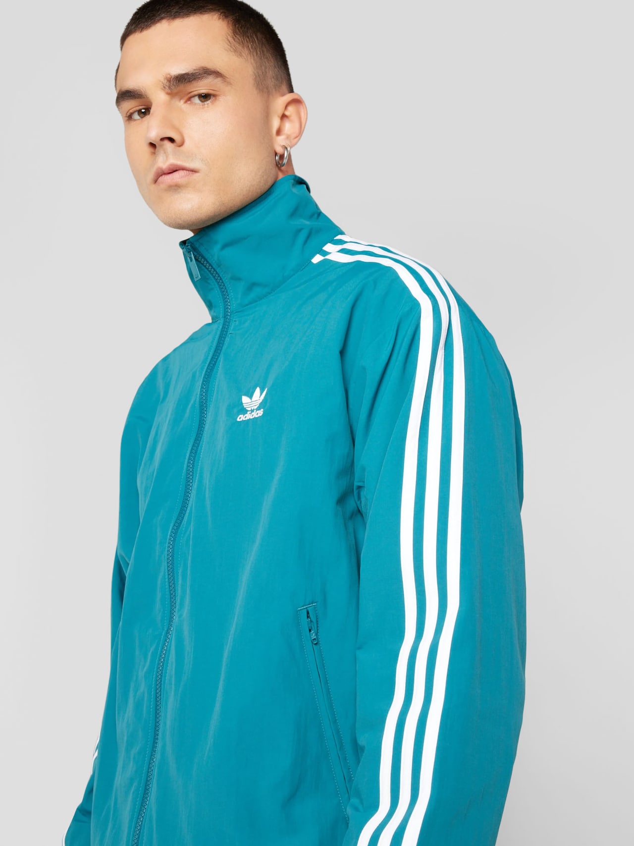 ADIDAS ORIGINALS, Jacke 'Adicolor Firebird', Grün, Bild 3 von 5