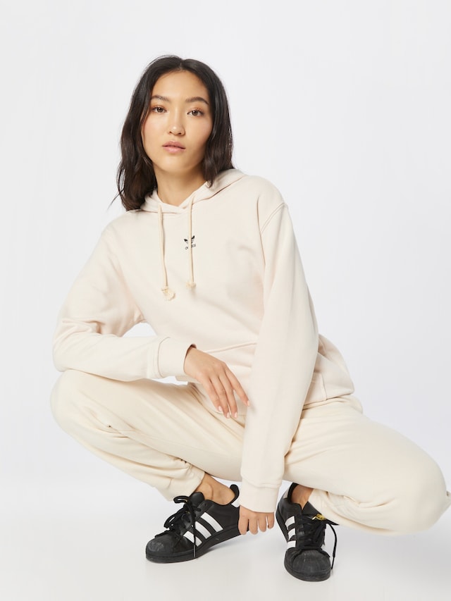 ADIDAS ORIGINALS, Sweatshirt 'Adicolor Essentials', Beige, Image 4 of 5