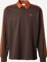 ADIDAS ORIGINALS, Poloshirt '3-Stripes Rugby Longsleeve' Braun, Bild 1 von 5