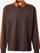 ADIDAS ORIGINALS, Poloshirt '3-Stripes Rugby Longsleeve' Braun