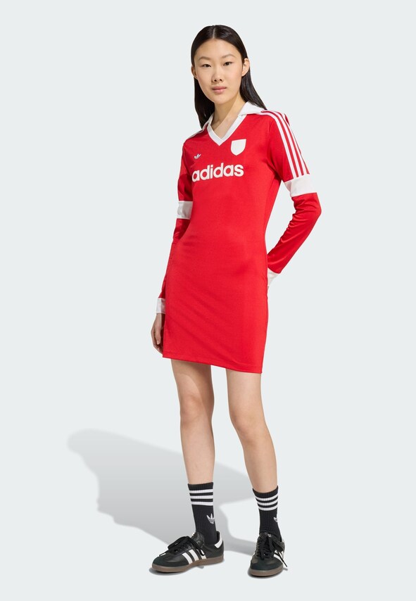 ADIDAS ORIGINALS, Kleid 'FOOTIE' Rot, Bild 2 von 5