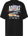 ADIDAS ORIGINALS, Oversized Shirt 'TOUR BANDS', Black, Image 2 of 3