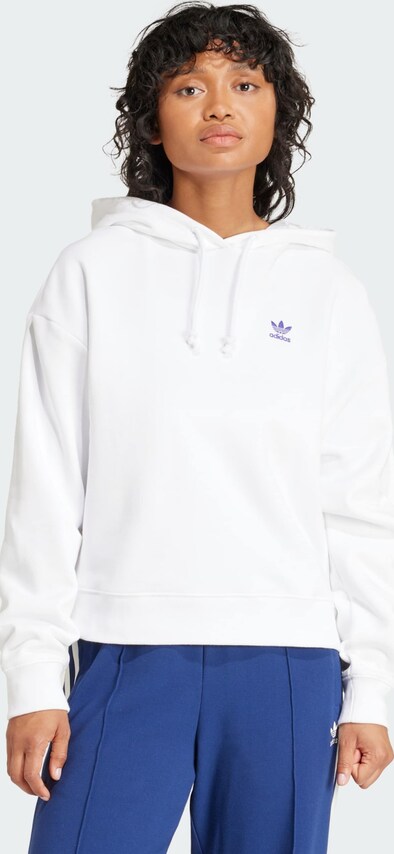 ADIDAS ORIGINALS, Sweatshirt, White, Image 2 of 5