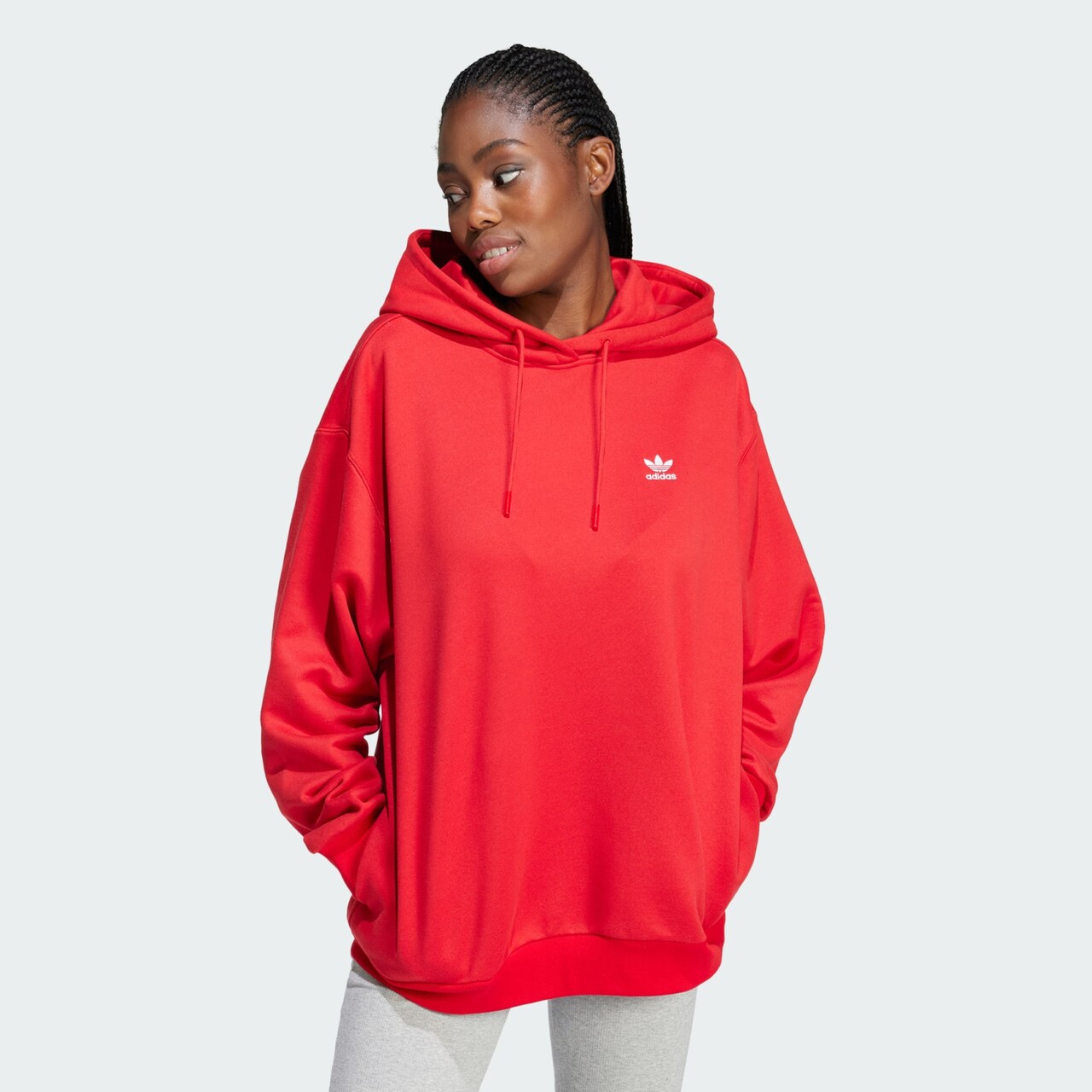 ADIDAS ORIGINALS, Sweatshirt 'Trefoil', Rot, Bild 2 von 5