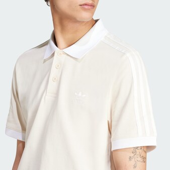 Poloshirt 'Adicolor Classics 3-Stripes' in Weiß