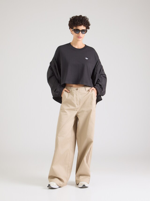 ADIDAS ORIGINALS, Shirt 'ESS', Black, Image 4 of 5