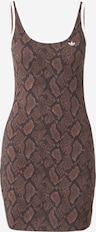 Ausgewählt, ADIDAS ORIGINALS, Kleid 'SNAKE PRINT MINI' Braun