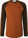 ADIDAS ORIGINALS, Shirt '3-Stripes Long Sleeve' Braun, Bild 1 von 5