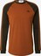 Ausgewählt, ADIDAS ORIGINALS, Shirt '3-Stripes Long Sleeve' Braun