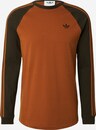 Nicht ausgewählt, ADIDAS ORIGINALS, Shirt '3-Stripes Long Sleeve' Braun