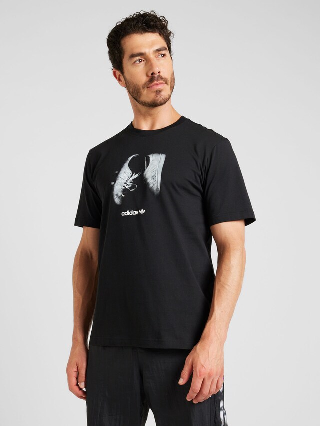 ADIDAS ORIGINALS, T-Shirt 'Street  5' Schwarz, Bild 4 von 5