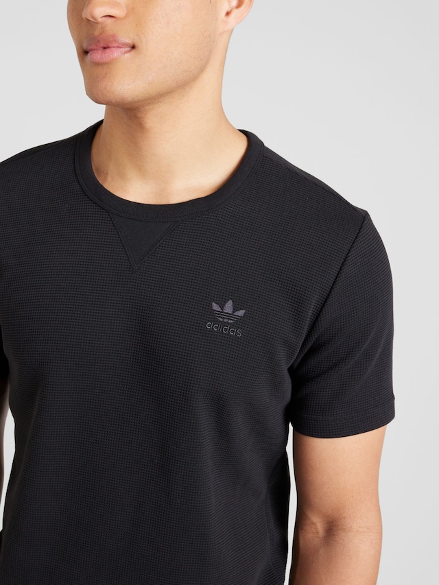 ADIDAS ORIGINALS, T-Shirt 'Trefoil Essentials', Schwarz, Bild 3 von 5