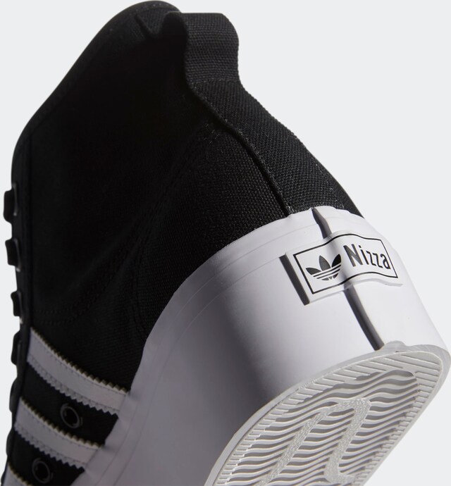 ADIDAS ORIGINALS, High-Top Sneakers 'Nizza', Black, Image 7 of 8