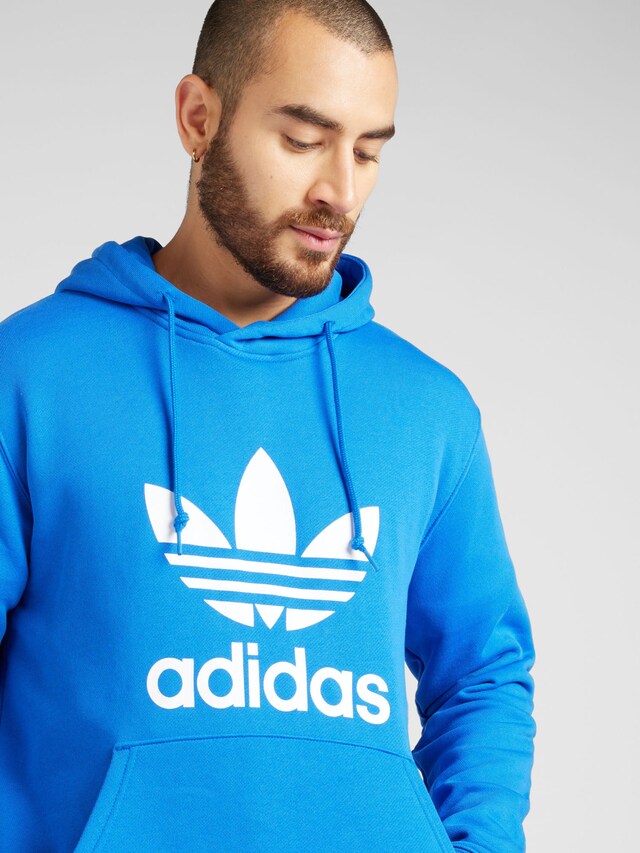ADIDAS ORIGINALS, Sweatshirt  'Adicolor Classics Trefoil' Blau, Bild 5 von 5