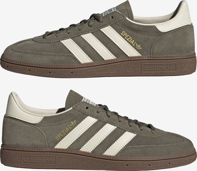 ADIDAS ORIGINALS, Sneakers 'adidas Handball Spezial Olive Strata Cream White', Green, Image 3 of 5