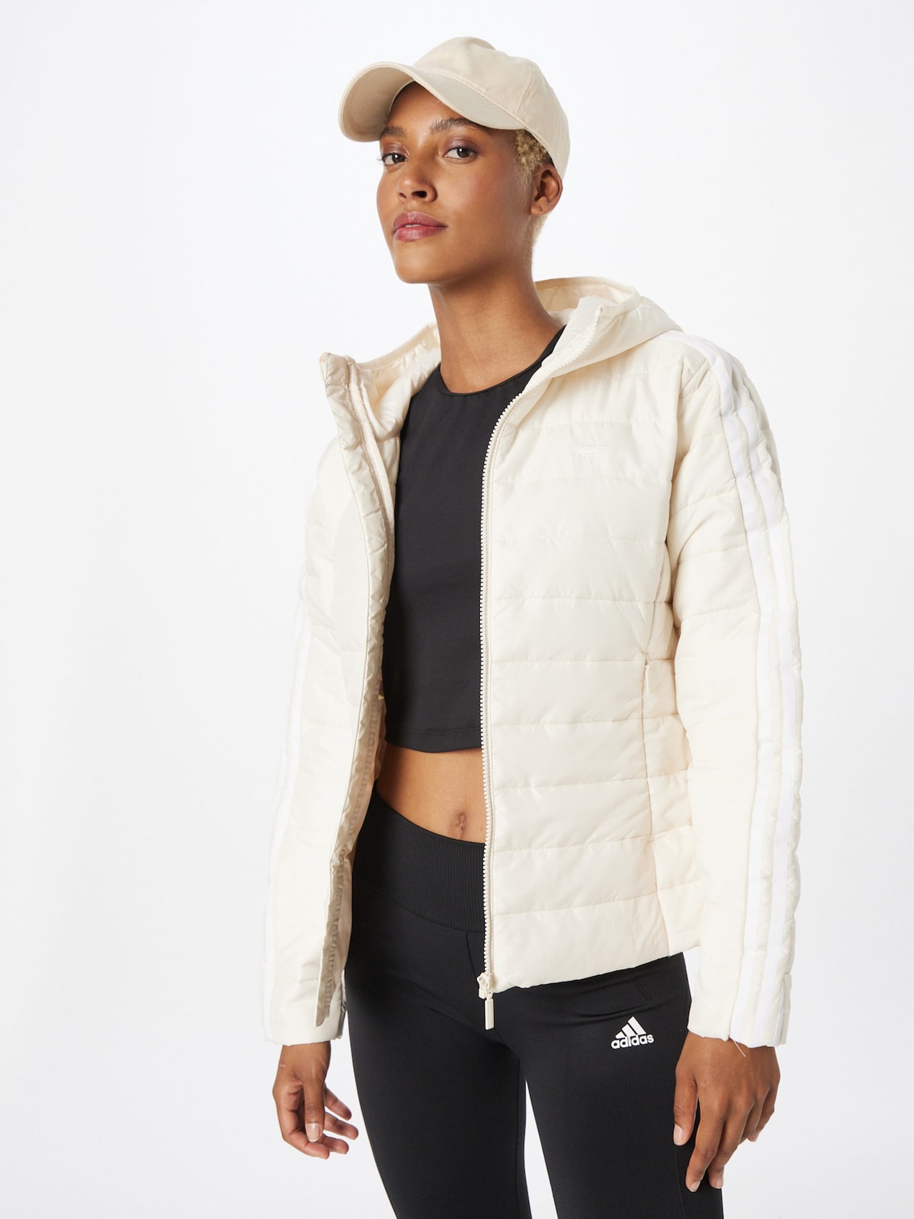 ADIDAS ORIGINALS, Jacke 'Premium ', Weiß, Bild 2 von 5