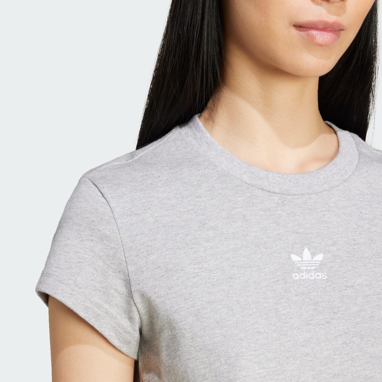 ADIDAS ORIGINALS, T-Shirt 'Essentials', Grau, Bild 5 von 5