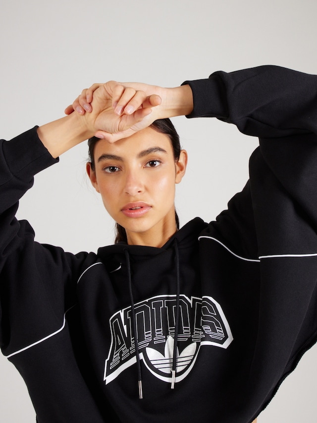 ADIDAS ORIGINALS, Sweatshirt, Black, Image 5 of 5