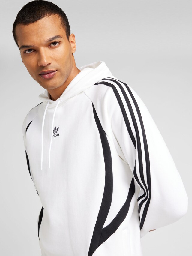 ADIDAS ORIGINALS, Sweatshirt 'ARCHIVE ', White & Black, Image 5 of 5