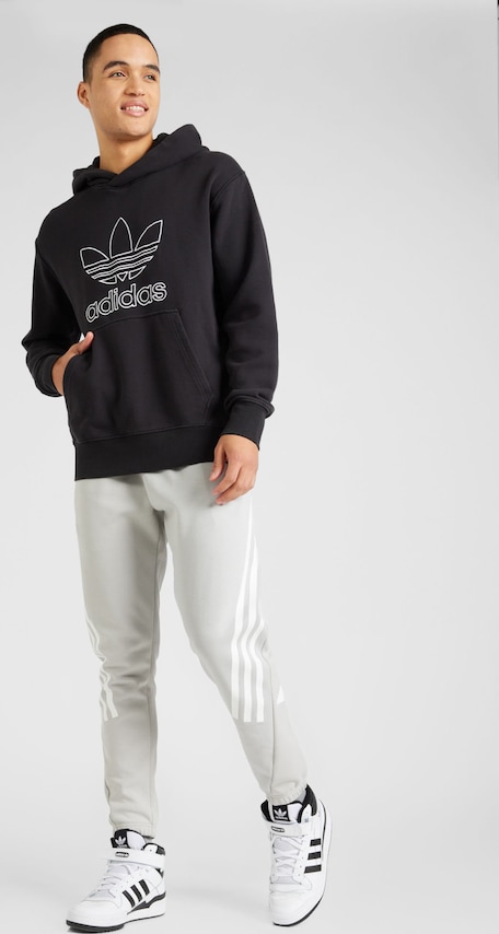 ADIDAS ORIGINALS, Sweatshirt, Black, Image 4 of 5