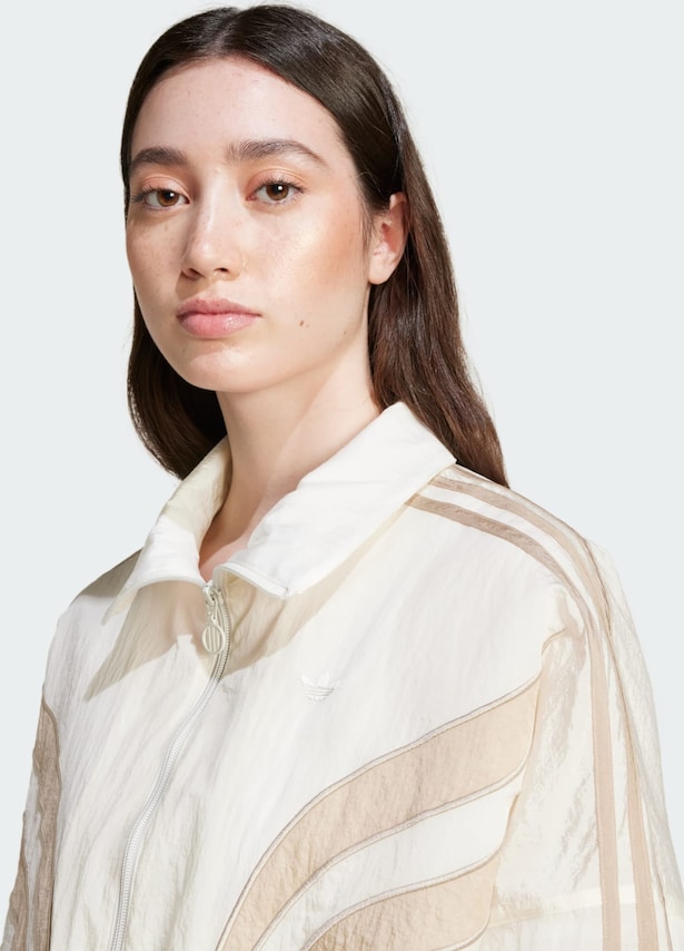 ADIDAS ORIGINALS, Athletic Jacket 'Atlanta', Beige, Image 4 of 5