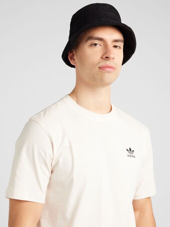 T-Shirt 'Trefoil Essentials' in Weiß, Schwarz, Grün & Weiß