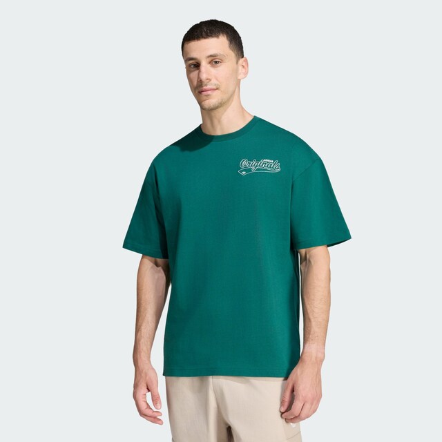 ADIDAS ORIGINALS, T-Shirt 'Undel' Grün, Bild 3 von 5