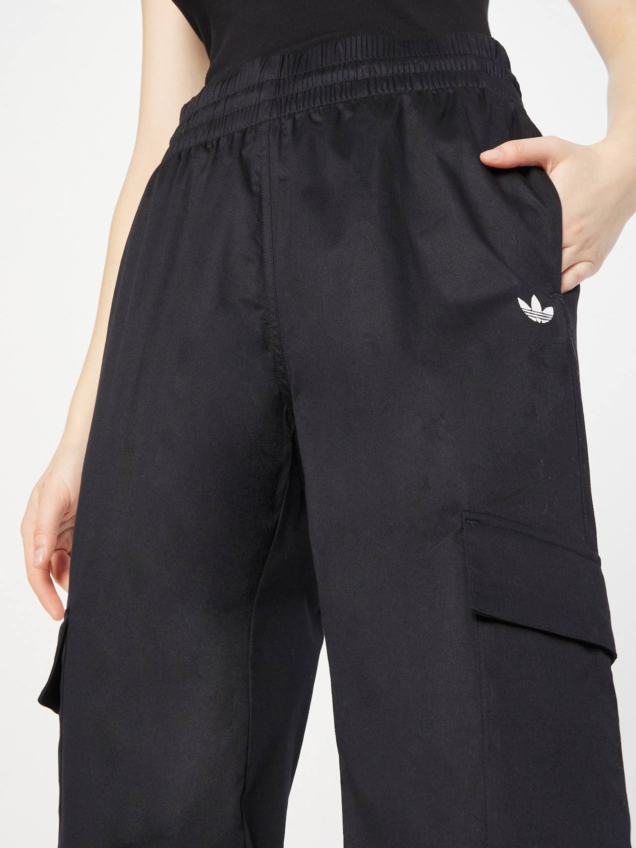 ADIDAS ORIGINALS, Hose 'Wide ', Schwarz, Bild 5 von 5