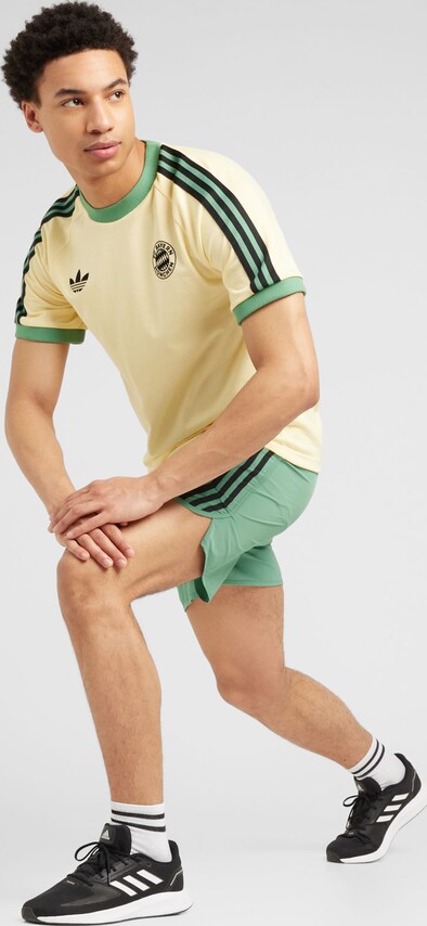 ADIDAS ORIGINALS, T-Shirt 'FC Bayern Adicolor Classics' Gelb, Bild 4 von 4