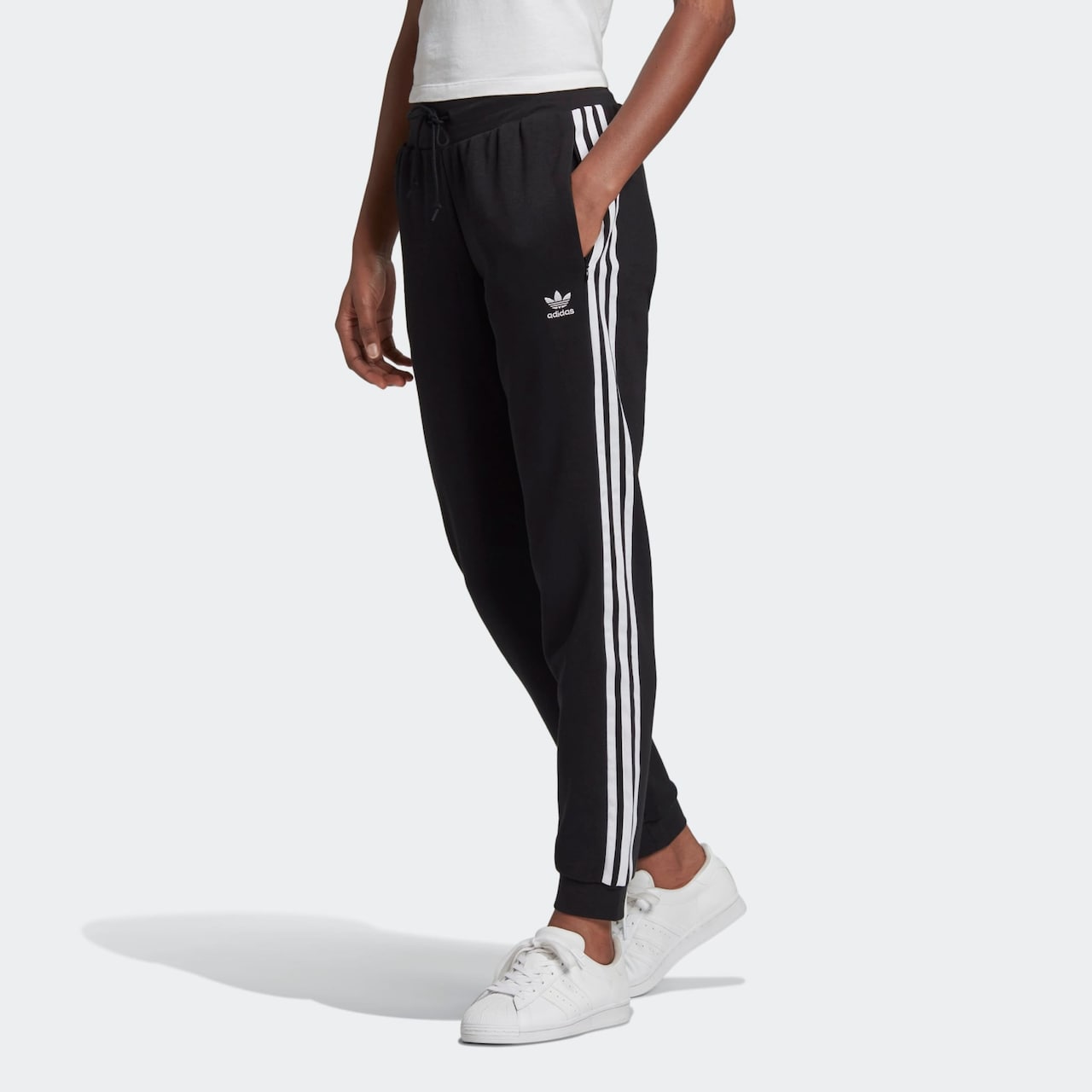 ADIDAS ORIGINALS, Hose ' Cuffed', Schwarz, Bild 2 von 6