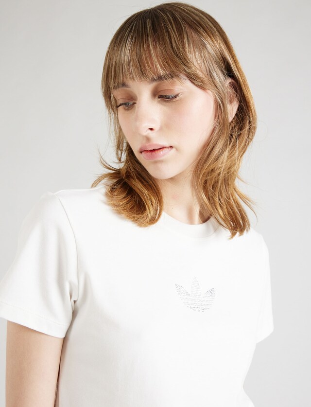ADIDAS ORIGINALS, Shirt 'Premium Essentials', White, Image 5 of 5