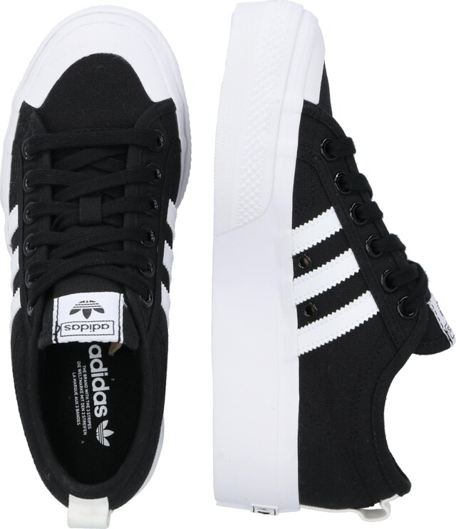 ADIDAS ORIGINALS, Sneakers 'Nizza Platform', Black, Image 3 of 4