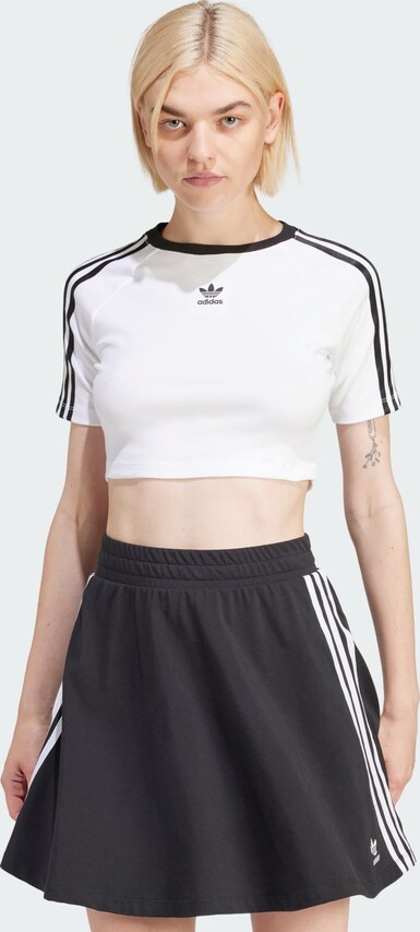 ADIDAS ORIGINALS, Shirt '3-Streifen', White, Image 2 of 5
