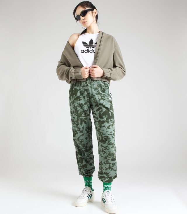 ADIDAS ORIGINALS, Pants, Green, Image 4 of 5