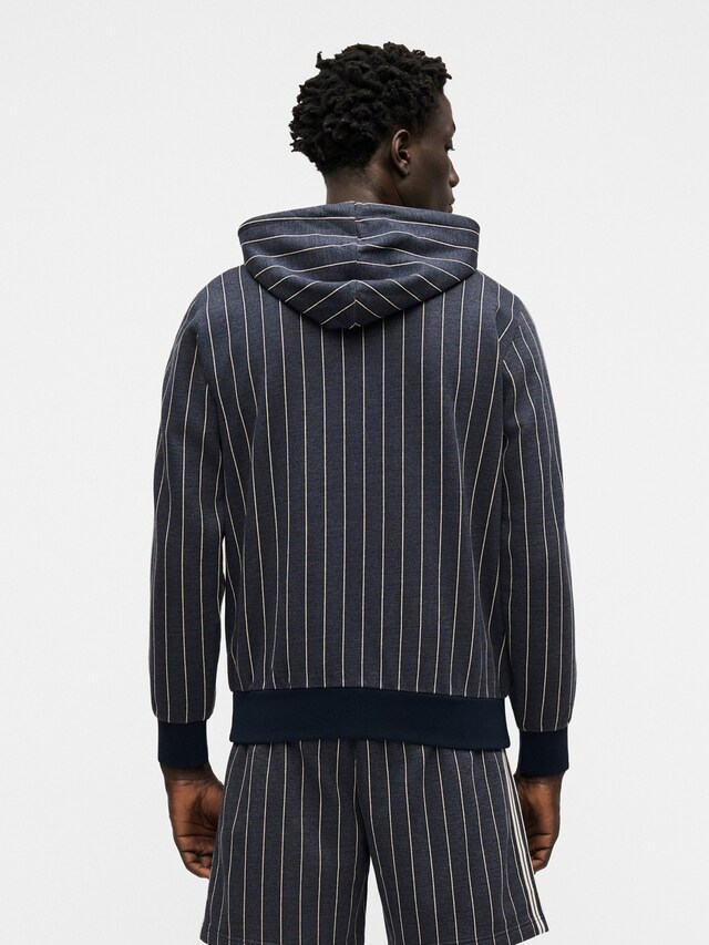 ADIDAS ORIGINALS, Sweatshirt 'PINSTRIPES' Blau, Bild 3 von 6