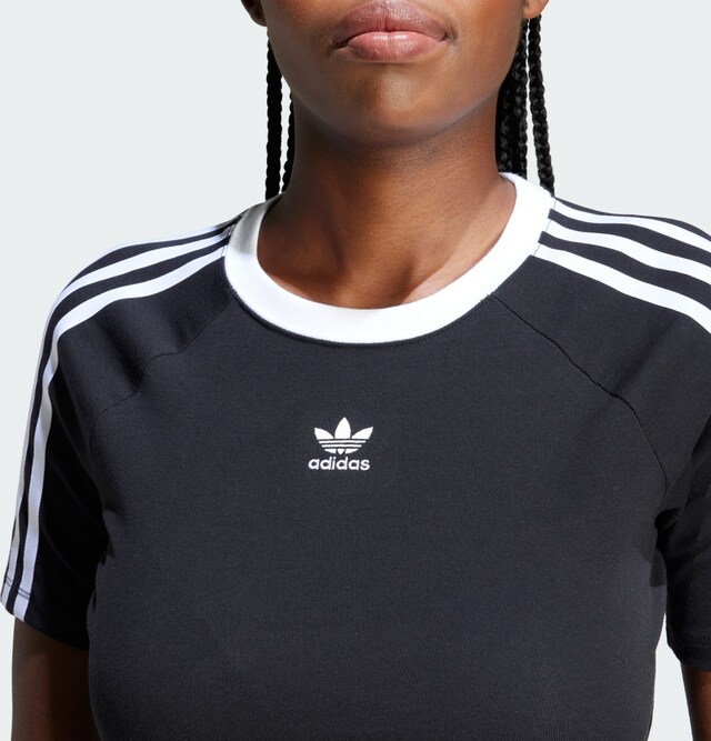 ADIDAS ORIGINALS, Shirt '3-Streifen', Black, Image 4 of 6