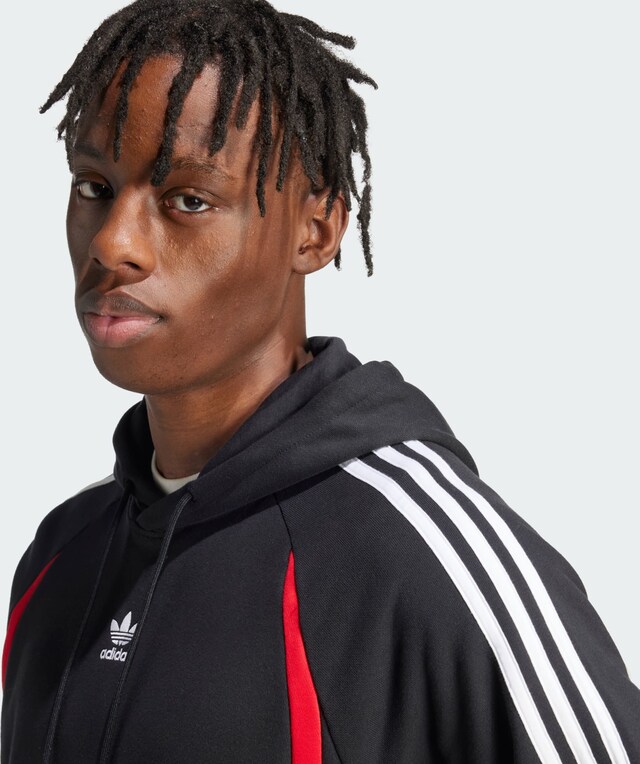 ADIDAS ORIGINALS, Sweatshirt 'Archive', Black, Image 4 of 5