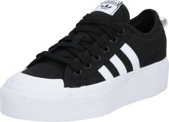 ADIDAS ORIGINALS, Sneaker 'Nizza Platform' Schwarz