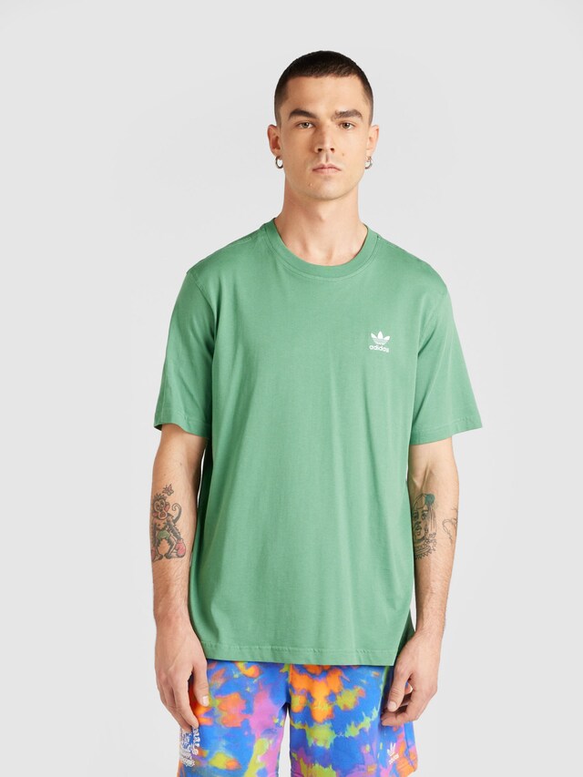 ADIDAS ORIGINALS, T-Shirt 'Trefoil Essentials' Grün, Bild 4 von 5