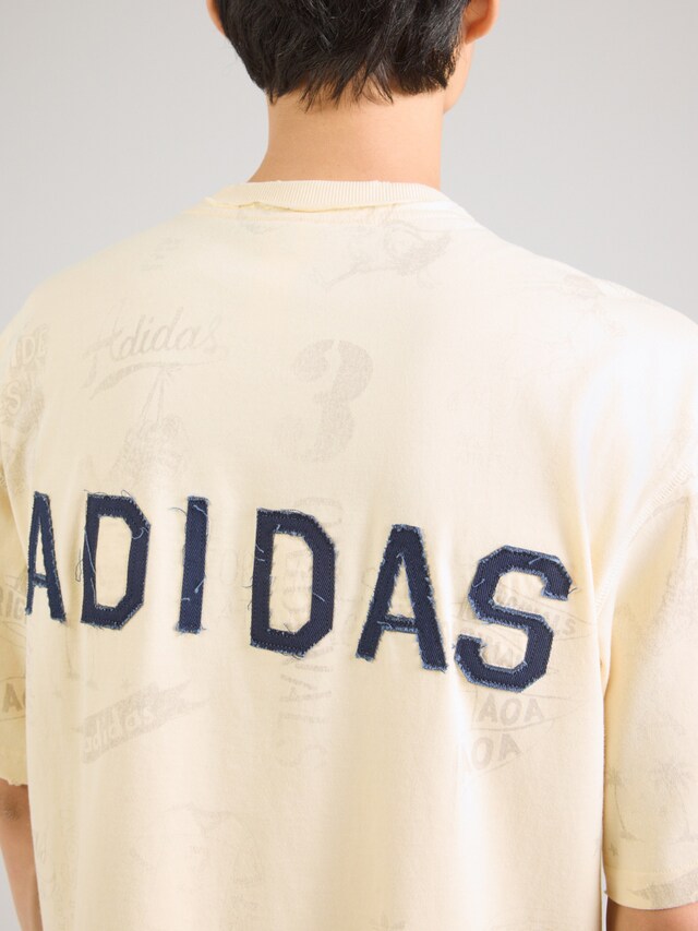 ADIDAS ORIGINALS, T-Shirt 'Varsity' Beige, Bild 5 von 5