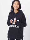 ADIDAS ORIGINALS, Sweatshirt 'Adicolor Trefoil', Black, Image 2 of 5