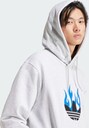 ADIDAS ORIGINALS, Sweatshirt ' Flames ', Grey, Image 5 of 5