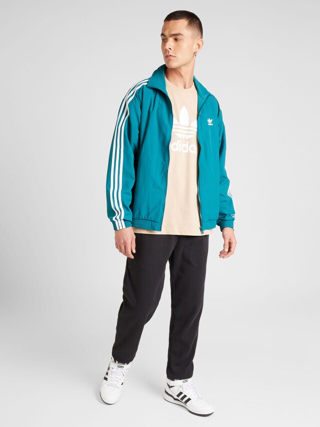 ADIDAS ORIGINALS, Shirt 'Adicolor Trefoil', Beige, Image 2 of 5