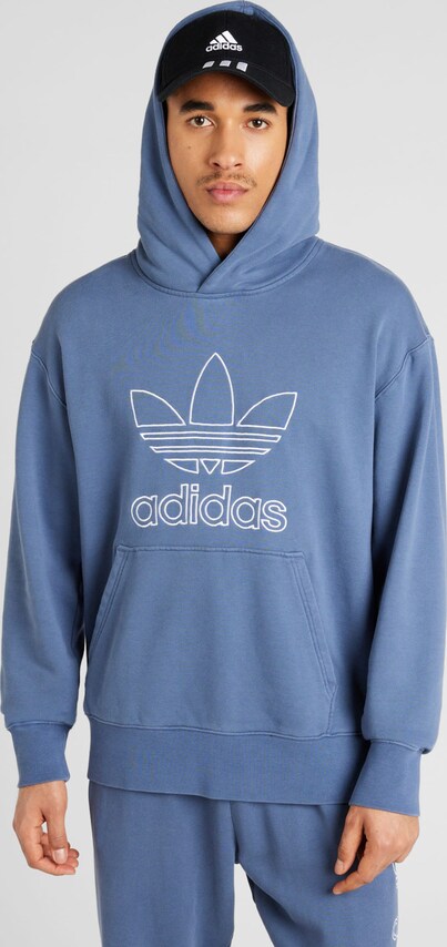 ADIDAS ORIGINALS, Sweatshirt, Blue, Image 2 of 5