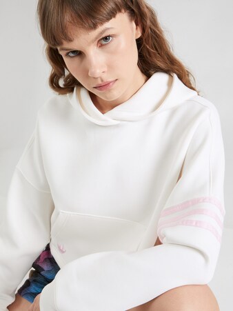 Sweatshirt 'NEUCL' in Weiß