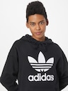 ADIDAS ORIGINALS, Sweatshirt 'Trefoil', Black, Image 5 of 5