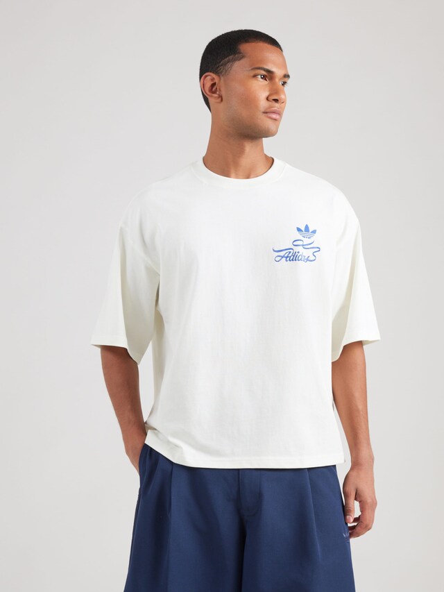 ADIDAS ORIGINALS, Majica 'Record', bijela, Image 3 of 5